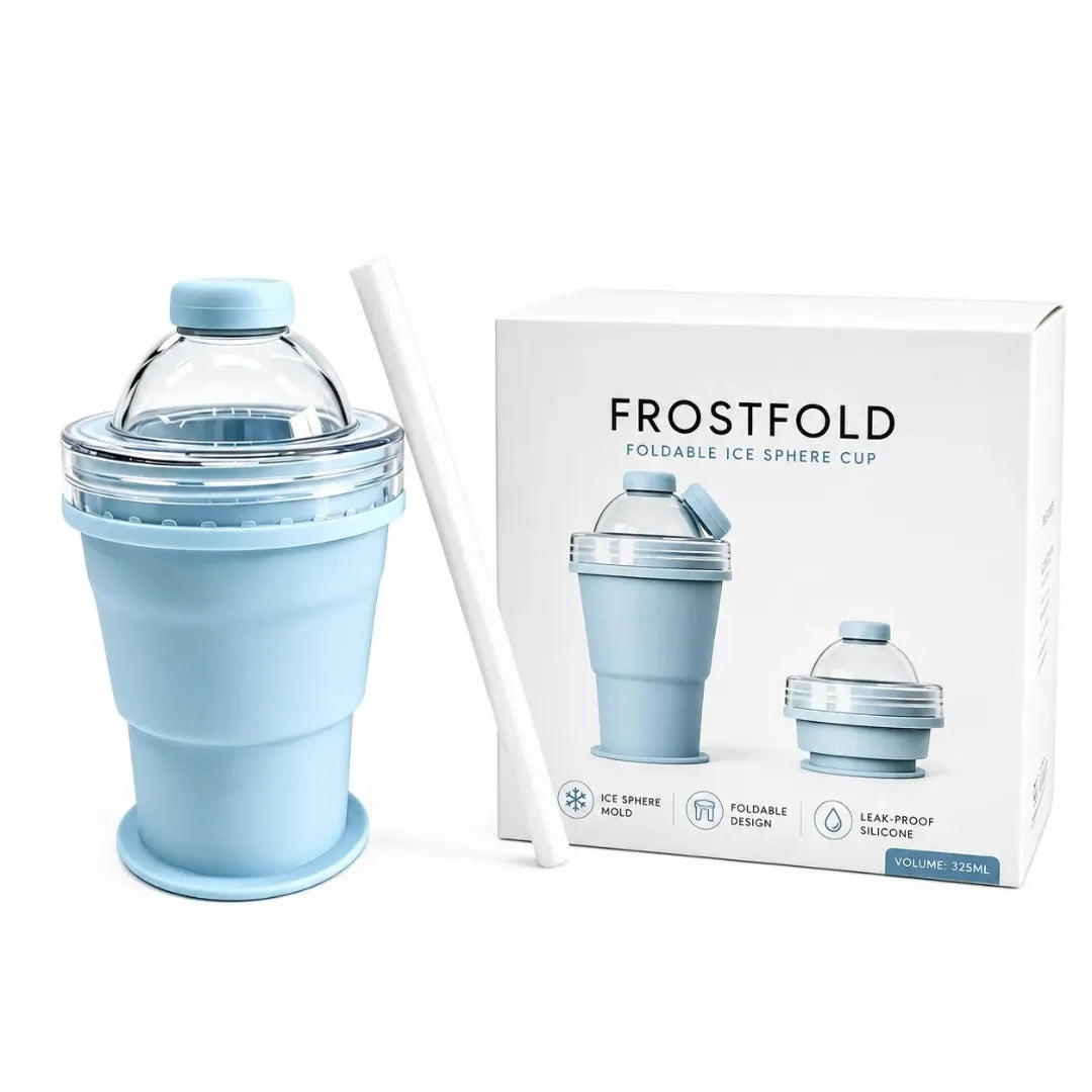 FrostFold - 2-in-1 Portable Ice Ball Cup