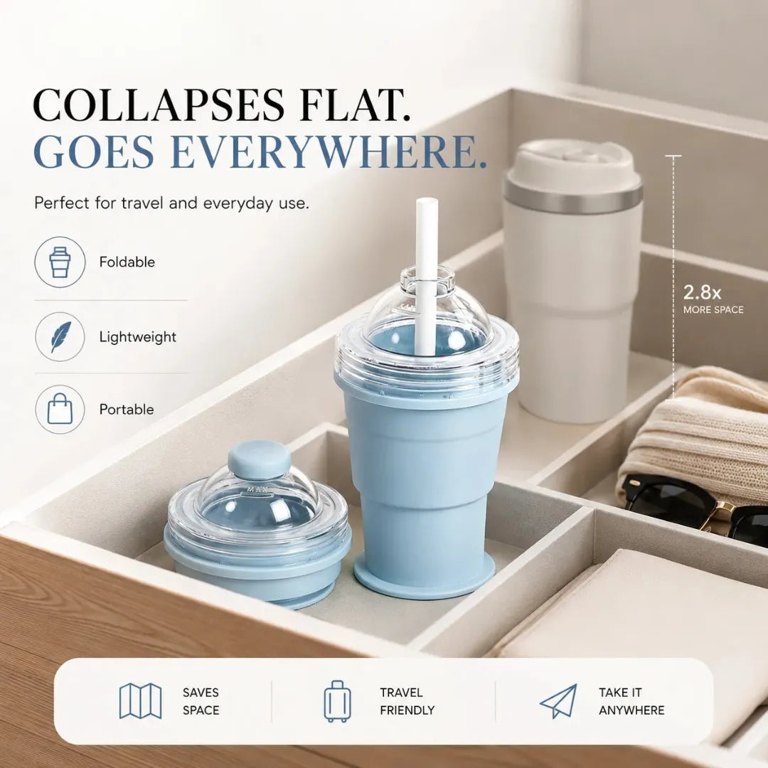 FrostFold - 2-in-1 Portable Ice Ball Cup