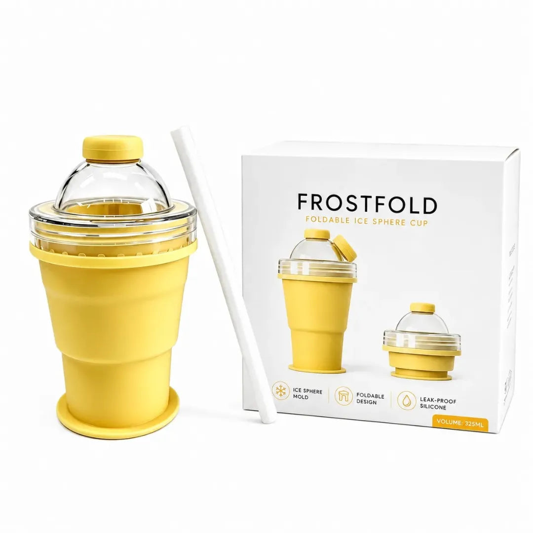 FrostFold - 2-in-1 Portable Ice Ball Cup