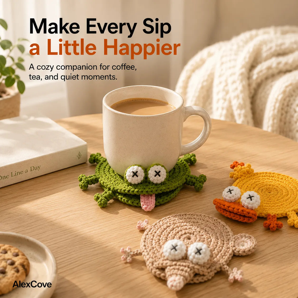MugMates Crochet Coaster