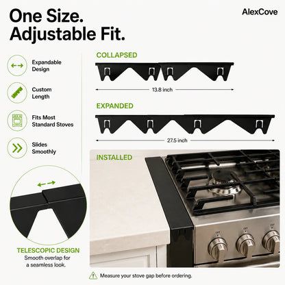 GapGuard Stainless Stove Cover