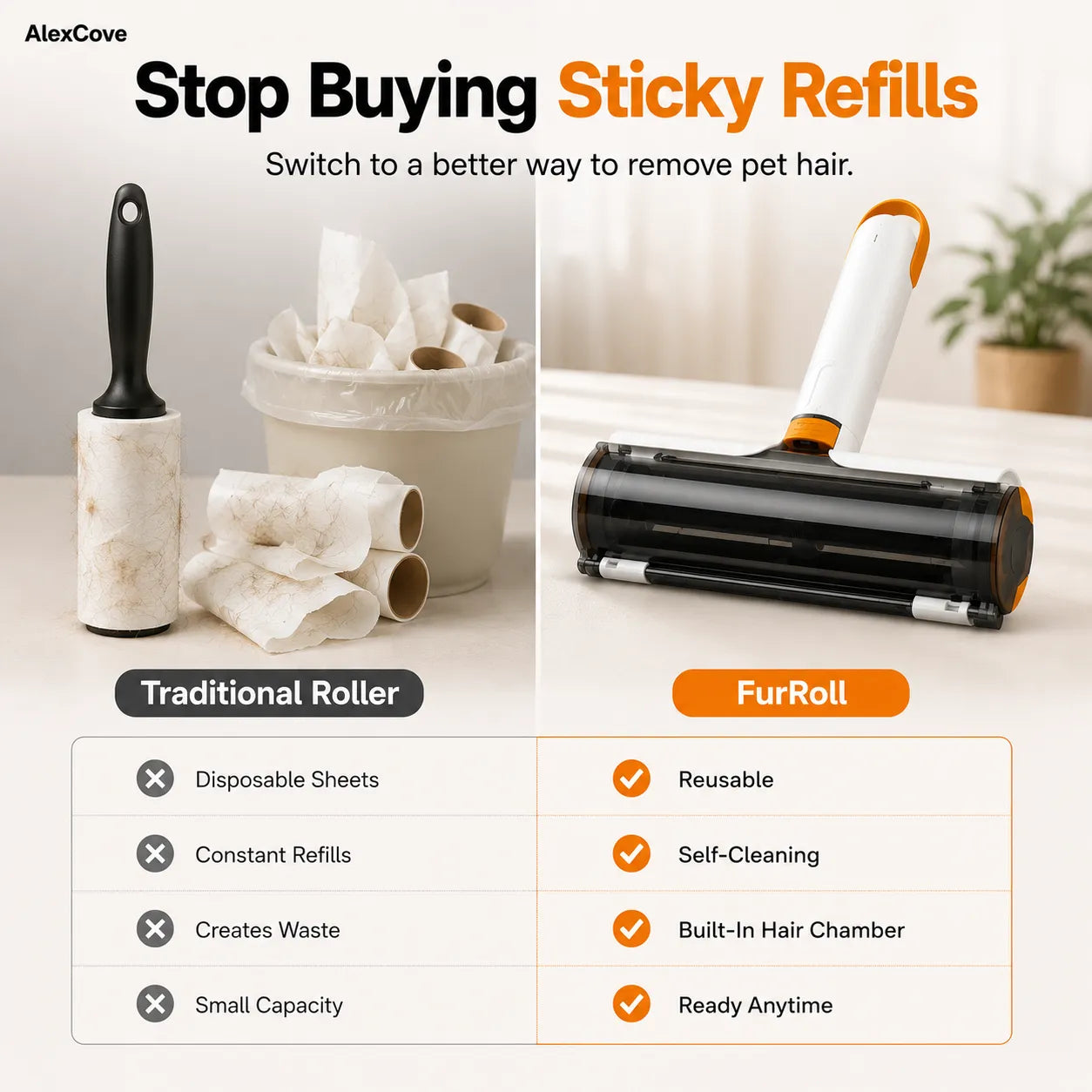 FurRoll Pet Hair Remover