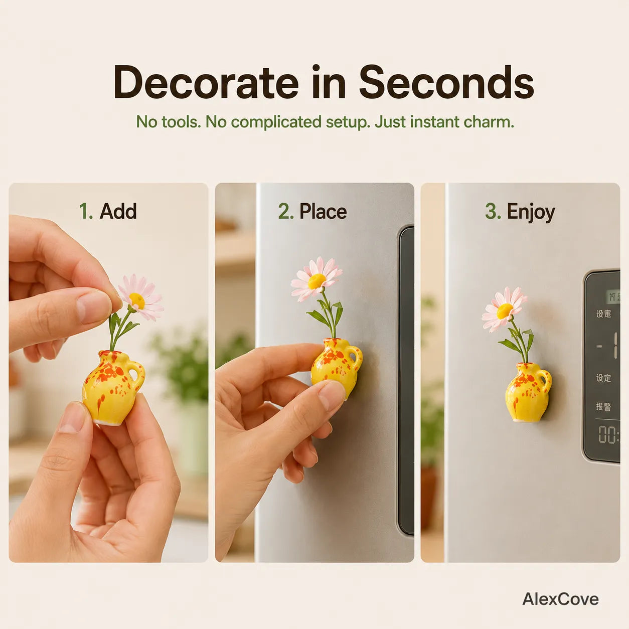 Bloomlet Magnetic Mini Vases
