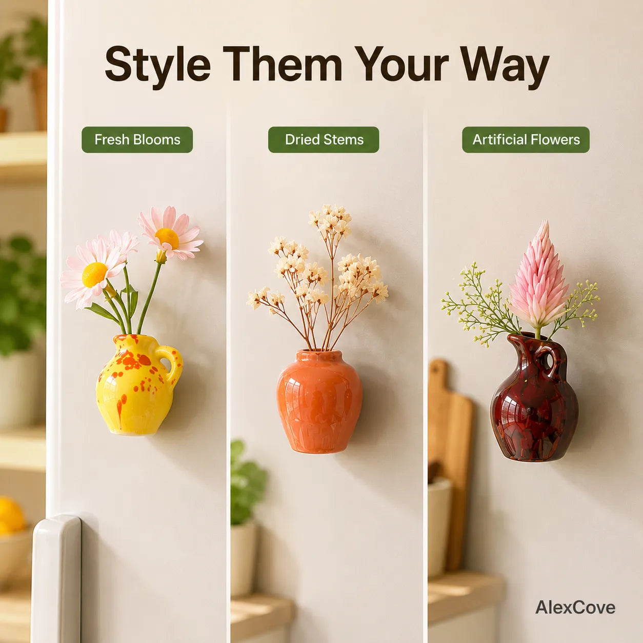 Bloomlet Magnetic Mini Vases